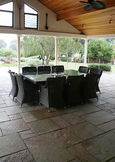 Natural Stone Flooring - Manor Stone Dining Area Floor