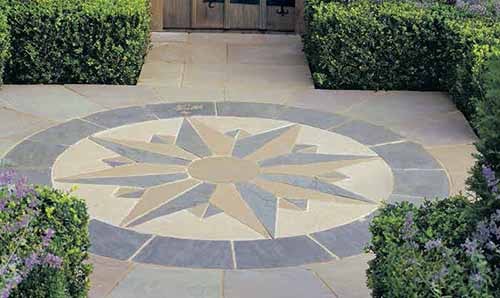 Stone Feature - compass