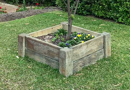 TIMBERSTONE as Raised Flower Beds