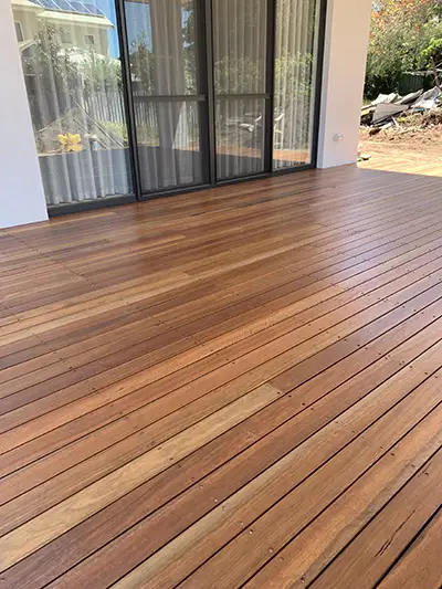 Decking for Nedlands Paving project