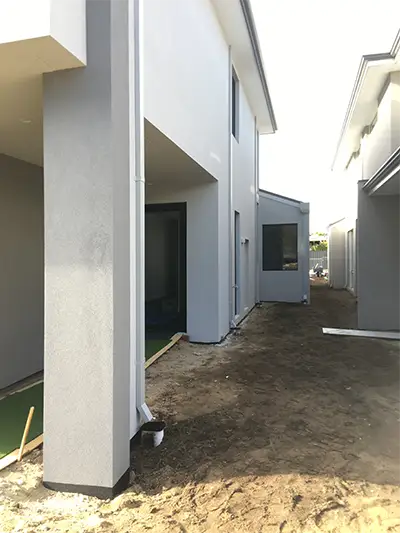 Nedlands Property side access before paving